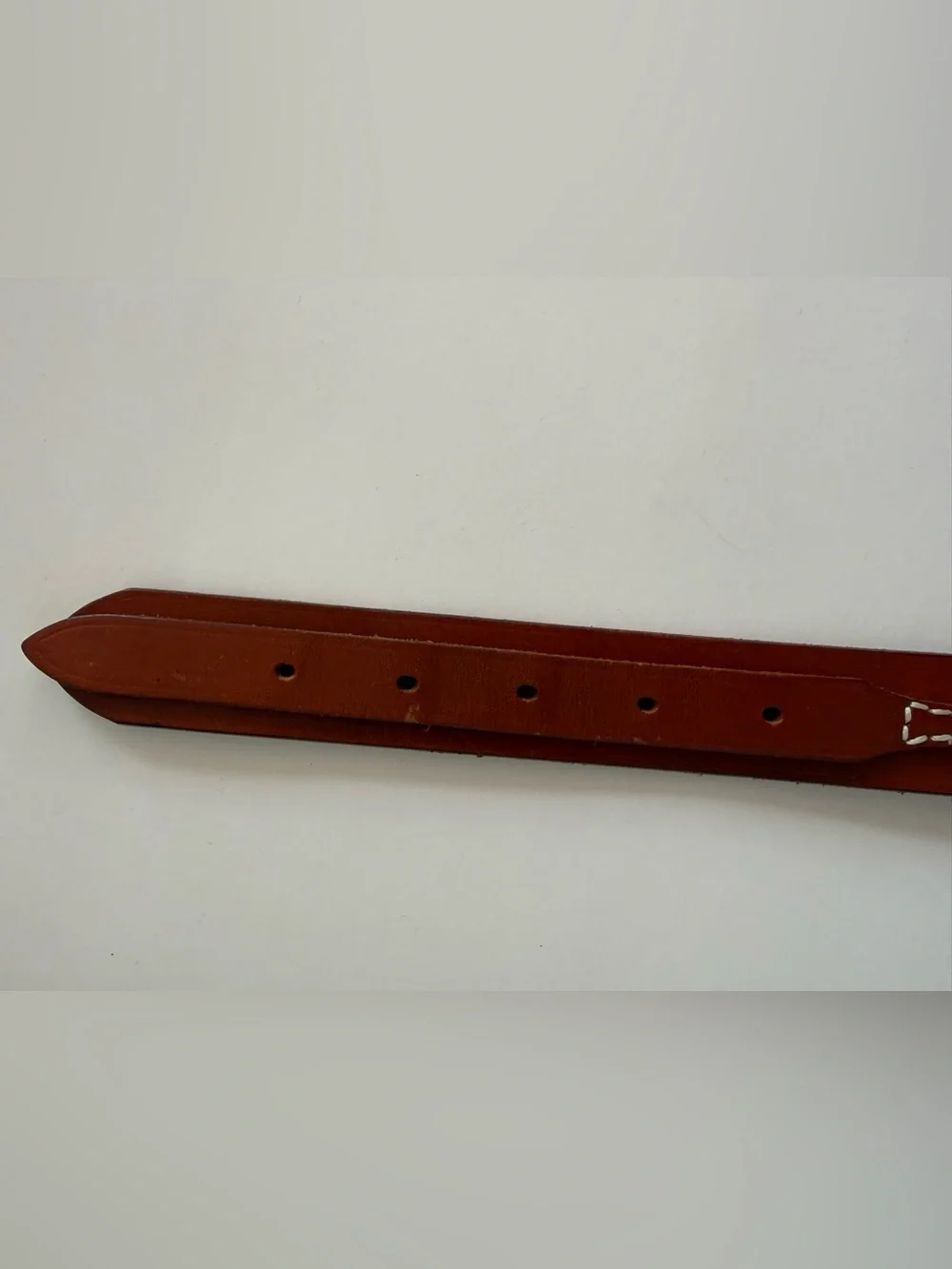 Vintage L.L.Bean Brown Leather Ranger Belt USA Made Size 30